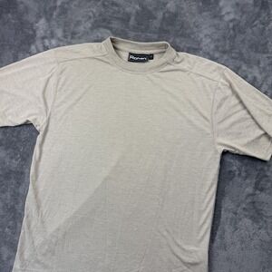 Rohan Shirt Mens Large‎ Beige T Plus Polyester Moisture Wicking Outdoor Tee